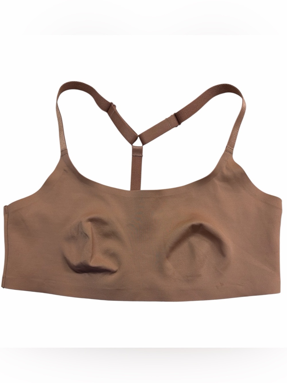 Auden Women's Unlined Racerback Pullover Bralette Brown NWT XL